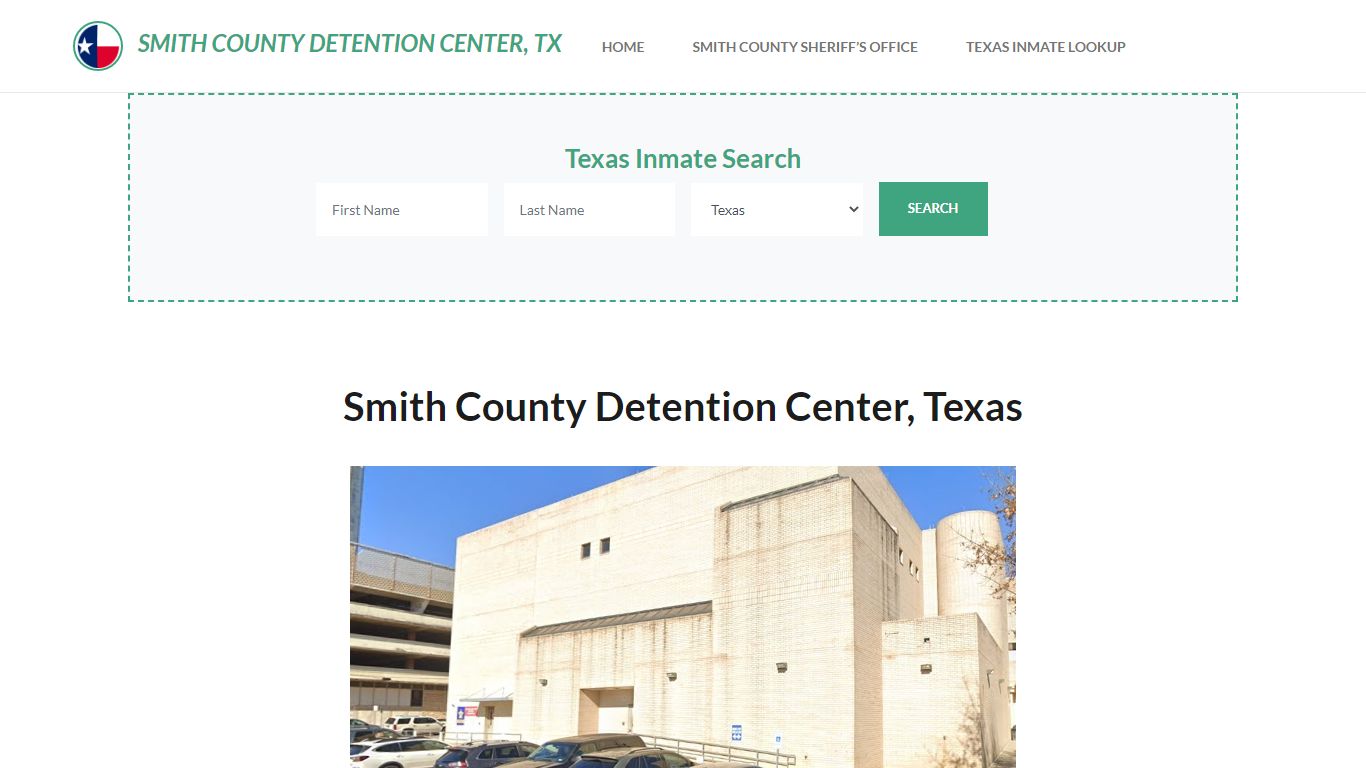 Smith County Detention Center, TX Inmate Roster, Offender Search